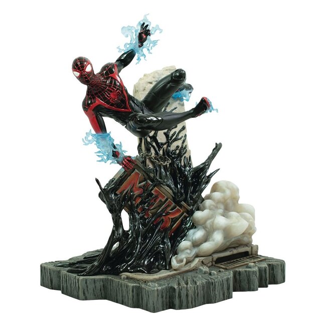 Diamond Select Marvel's Spider-Man 2 Marvel Gallery Deluxe PVC Diorama Miles Morales (Gamerverse) 25 cm