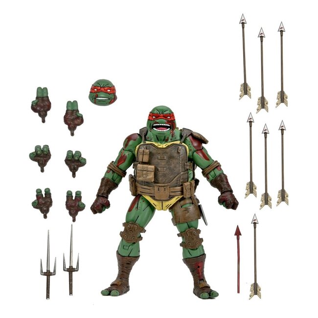 NECA Teenage Mutant Ninja Turtles The Last Ronin Action Figure Ultimate First to Fall Raphael 18 cm