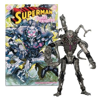 McFarlane DC Direct Actionfigur & Comicbuch Superman Wave 5 Brainiac (Gold Label) (Ghosts of Krypton) 18 cm