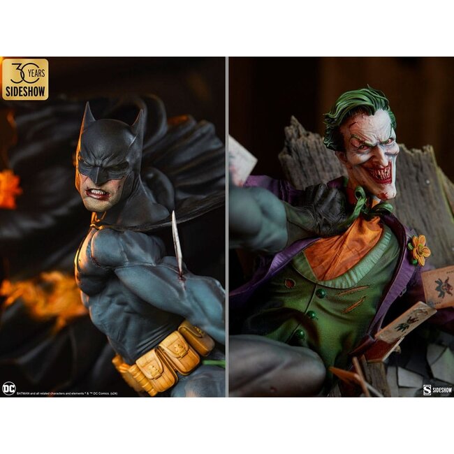 DC Comics Premium Format Statue Batman vs. The Joker: Eternal Enemies 81 cm