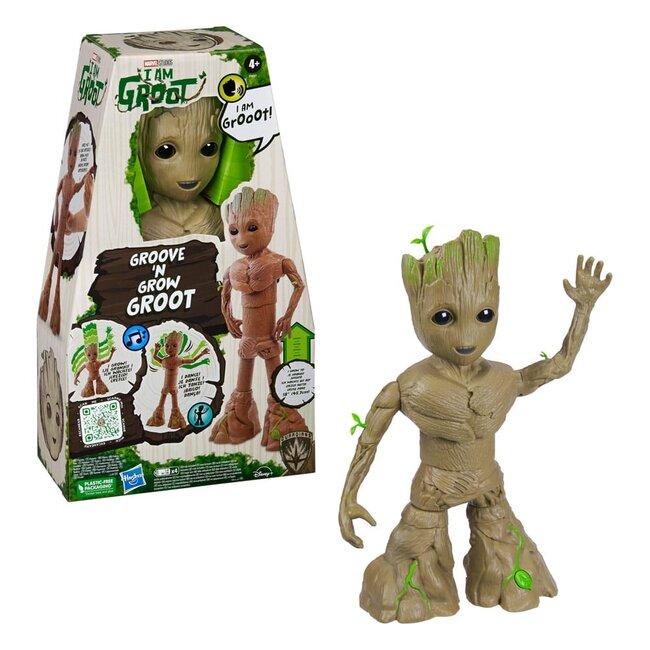 Hasbro Guardians of the Galaxy Interactive Action Figure Groove 'N Grow Groot 34 cm