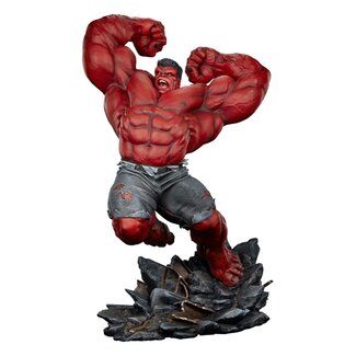 Sideshow Collectibles Marvel Premium Format Statue Red Hulk: Thunderbolt Ross 74 cm
