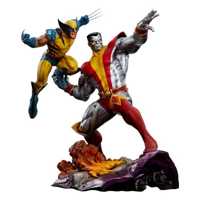 Sideshow Collectibles Marvel Statue Fastball Special: Colossus and Wolverine Statue 46 cm
