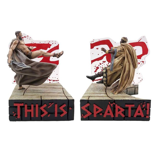 300 Buchstützen „This Is Sparta“.