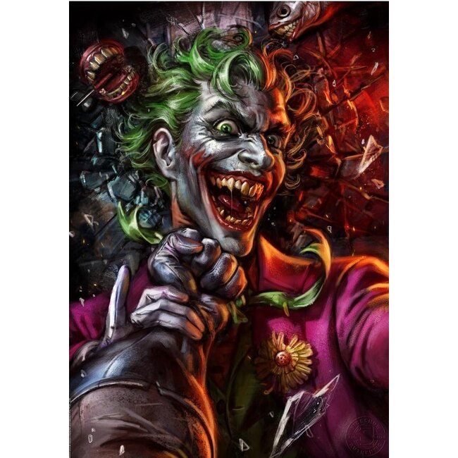 Sideshow Collectibles DC Comics: Eternal Enemies - The Joker vs Batman Unframed Art Print
