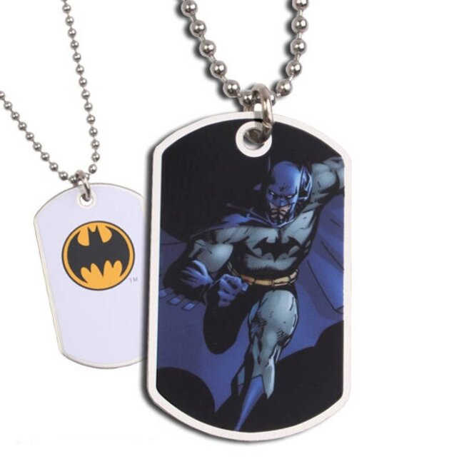 Noble Collection Batman Dog Tag Dark Logo