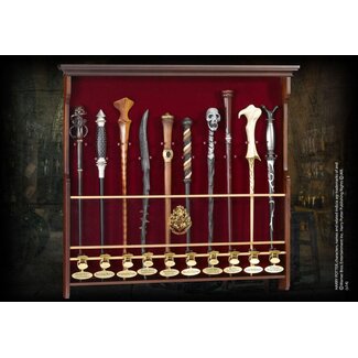 Noble Collection Harry Potter Zauberstab-Display mit zehn Charakteren