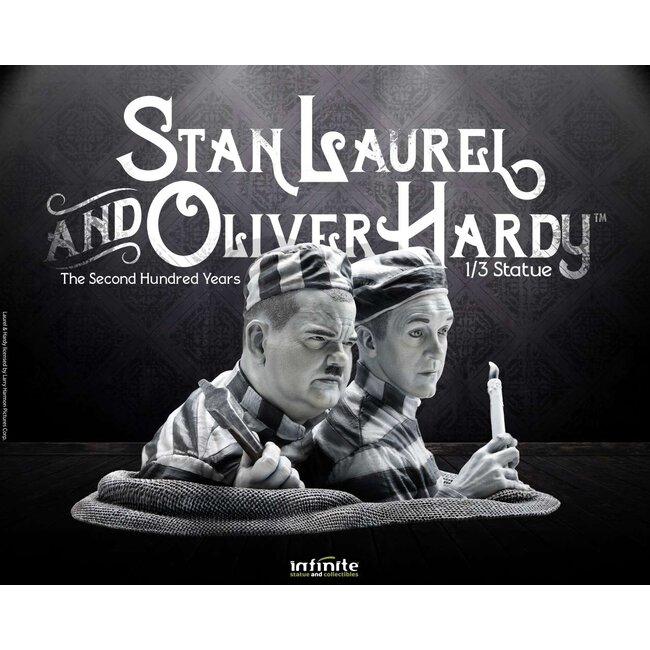 Stan Laurel & Oliver Hardy 1/3 Statue