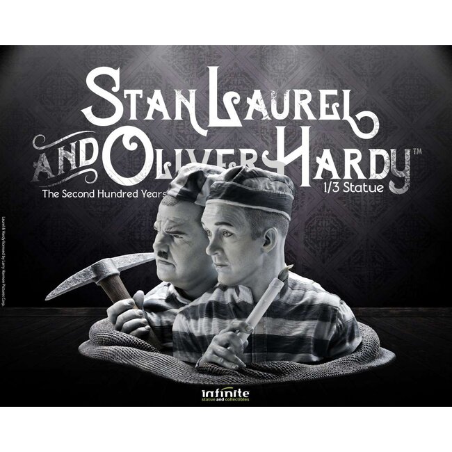 Stan Laurel & Oliver Hardy 1/3 Statue