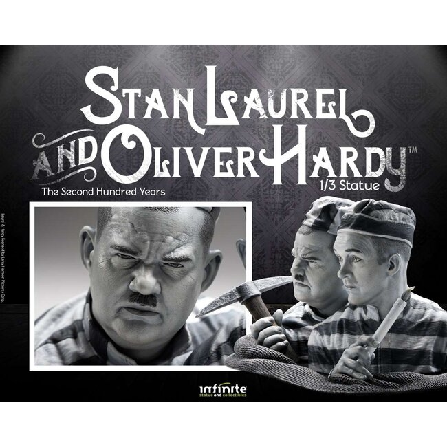 Stan Laurel & Oliver Hardy 1/3 Statue