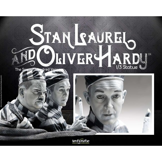 Stan Laurel & Oliver Hardy 1/3 Statue