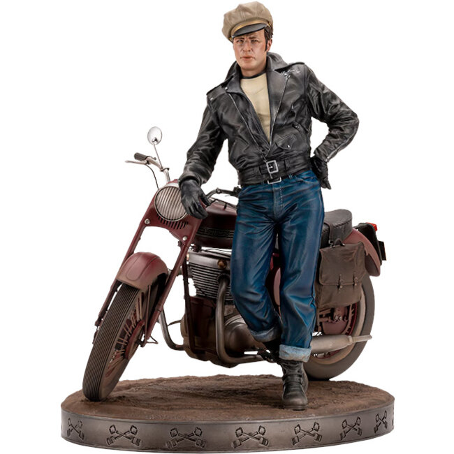 The Wild One Marlon Brando mit Motorrad 1/6 Statue 33 cm