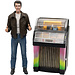 Infinite Statue Happy Fays Fonzie Deluxe 1/6 Action Figure w/ real working Jukebox