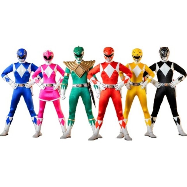 Mighty Morphin Power Rangers Figuren-6er-Pack im Maßstab 1:6