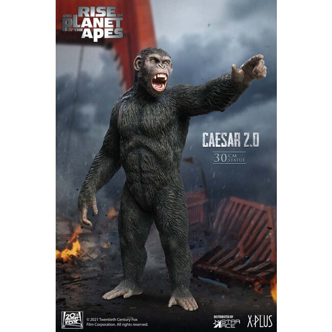 Statue „Caesar 2.0“ aus „Planet der Affen: Prevolution“