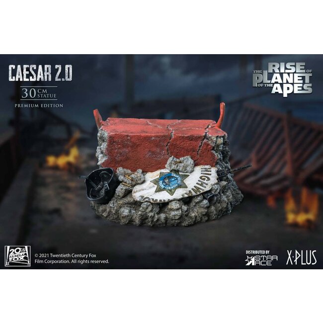 Planet der Affen: Prevolution - Caesar 2.0 Deluxe-Statue