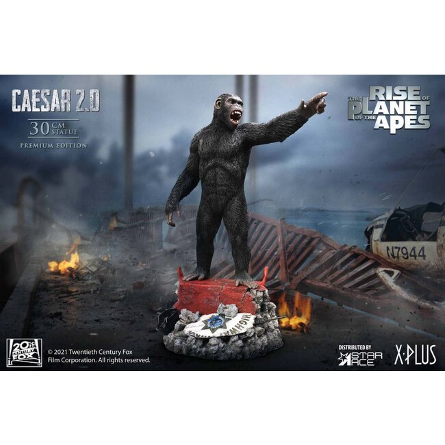 Planet der Affen: Prevolution - Caesar 2.0 Deluxe-Statue