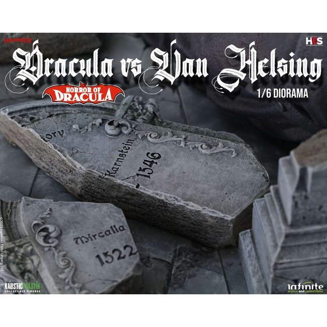 Horror van Dracula - Dracula versus Van Helsing 1/6 Diorama