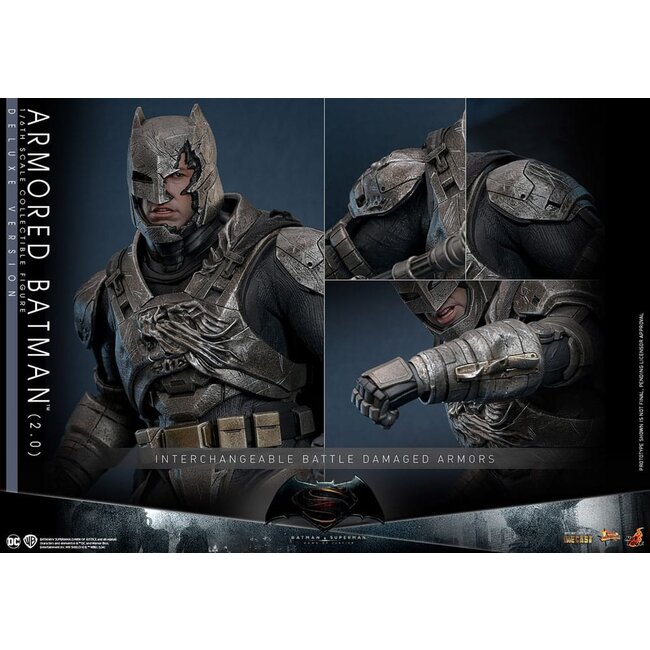 Batman v Superman: Dawn of Justice Movie Masterpiece Action Figure 1/6 Armored Batman 2.0 (Deluxe Version) 33 cm