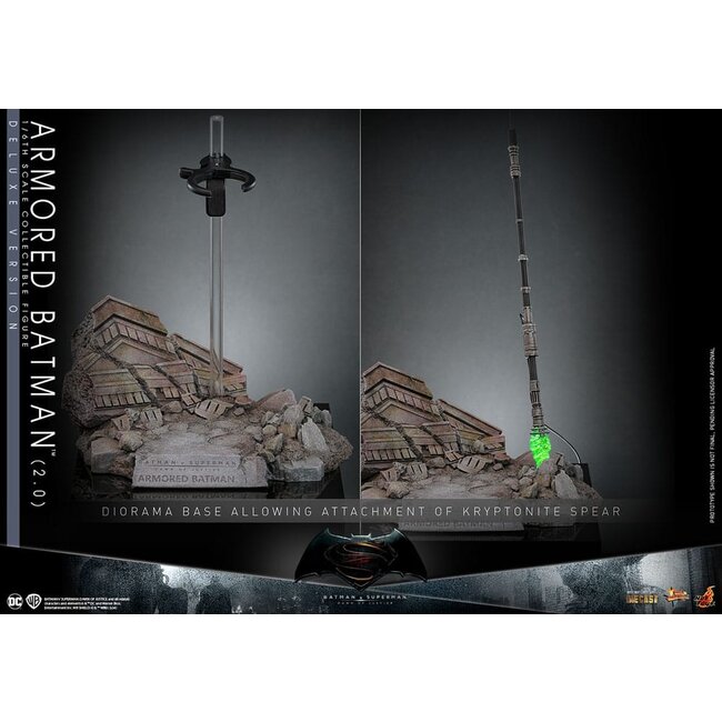 Batman v Superman: Dawn of Justice Movie Masterpiece Action Figure 1/6 Armored Batman 2.0 (Deluxe Version) 33 cm