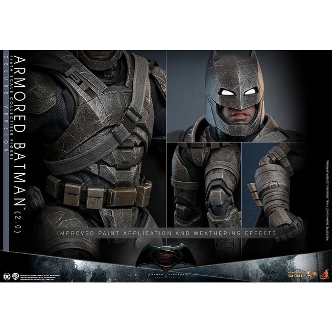 Batman v Superman: Dawn of Justice Movie Masterpiece Action Figure 1/6 Armored Batman 2.0 (Deluxe Version) 33 cm