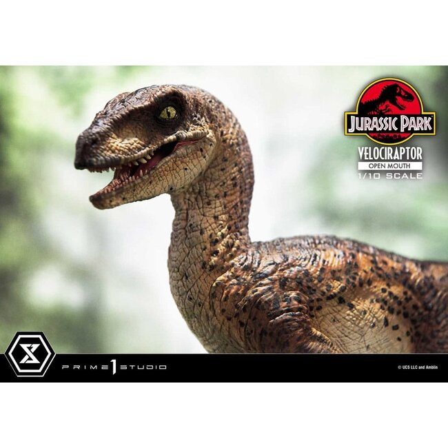 Jurassic Park Prime Collectibles Statue 1/10 Velociraptor Open Mouth 19 cm