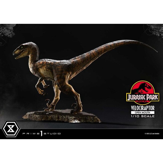 Jurassic Park Prime Collectibles Statue 1/10 Velociraptor Open Mouth 19 cm