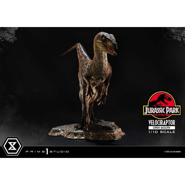 Jurassic Park Prime Collectibles Statue 1/10 Velociraptor Open Mouth 19 cm