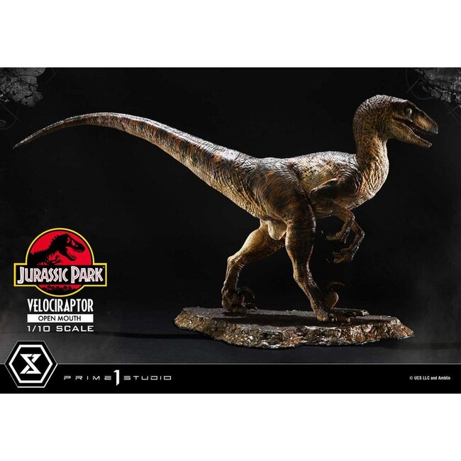 Jurassic Park Prime Collectibles Statue 1/10 Velociraptor Open Mouth 19 cm