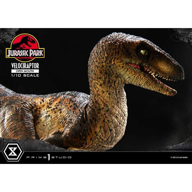 Jurassic Park Prime Collectibles Statue 1/10 Velociraptor Open Mouth 19 cm