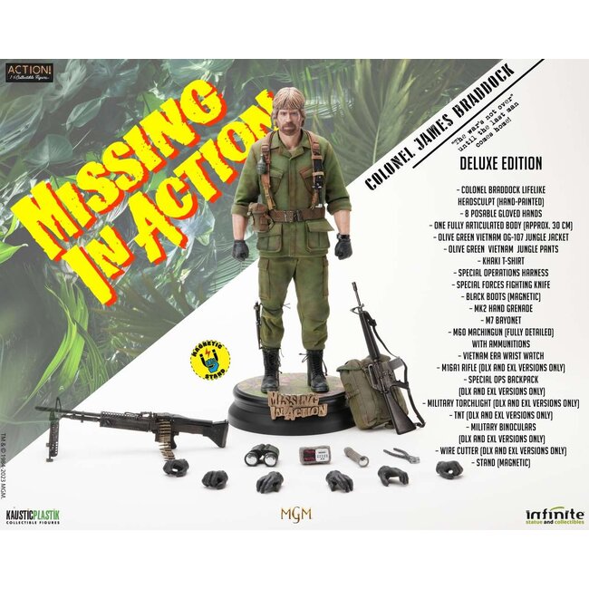 Missing In Action Colonel James Braddock 1/6 Action Figure Deluxe Edition