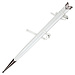 United Cutlery Lord of the Rings Replica 1/1 Glamdring Scabbard white 99 cm