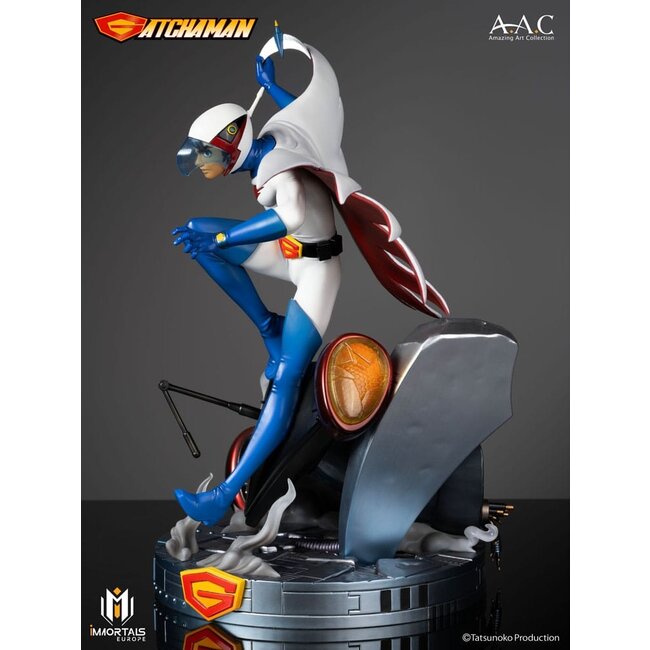 Gatchaman Amazing Art Collection Statue Ken der Adler, der Anführer des Science Ninja Teams 34 cm