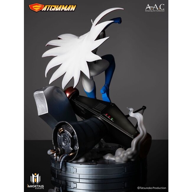 Gatchaman Amazing Art Collection Statue Ken the Eagle, The Leader of the Science Ninja Team 34 cm