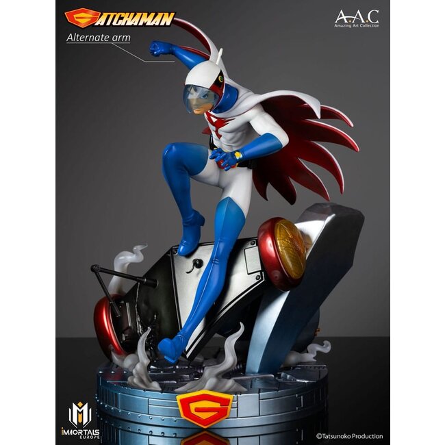 Gatchaman Amazing Art Collection Statue Ken der Adler, der Anführer des Science Ninja Teams 34 cm
