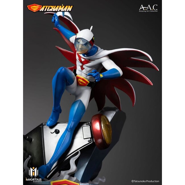 Gatchaman Amazing Art Collection Statue Ken the Eagle, The Leader of the Science Ninja Team 34 cm