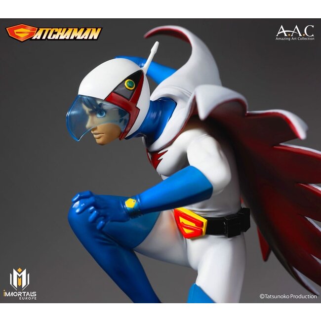 Gatchaman Amazing Art Collection Statue Ken the Eagle, The Leader of the Science Ninja Team 34 cm