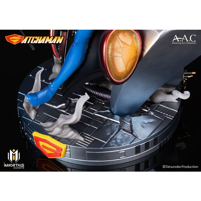 Gatchaman Amazing Art Collection Statue Ken der Adler, der Anführer des Science Ninja Teams 34 cm