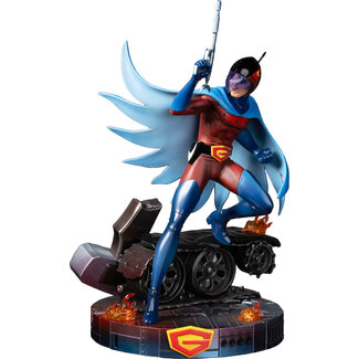 Immortals Collectibles Gatchaman Amazing Art Collection Statue Joe the Condor, Expert in Shooting 34 cm