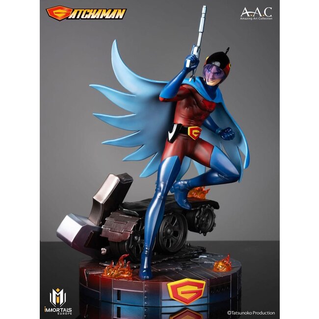 Gatchaman Amazing Art Collection Statue Joe the Condor, Expert in Shooting 34 cm