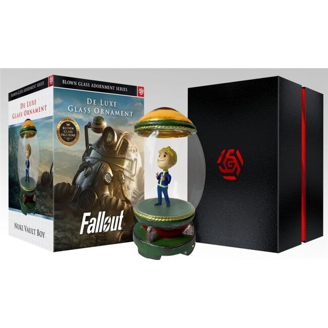 Fallout Nuke Vault Boy Deluxe Glass Ornament Figure 23 cm
