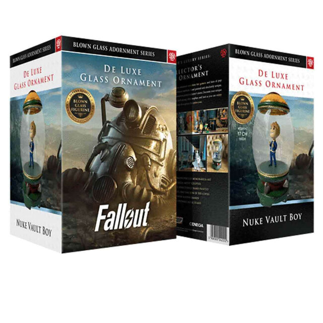 Fallout Nuke Vault Boy Deluxe Glass Ornament Figure 23 cm