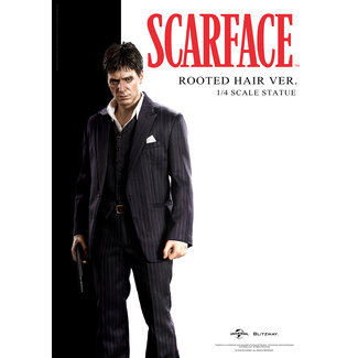 Blitzway Scarface Superb Scale Statue 1/4 Tony Montana (Rooted Hair Version) 53 cm