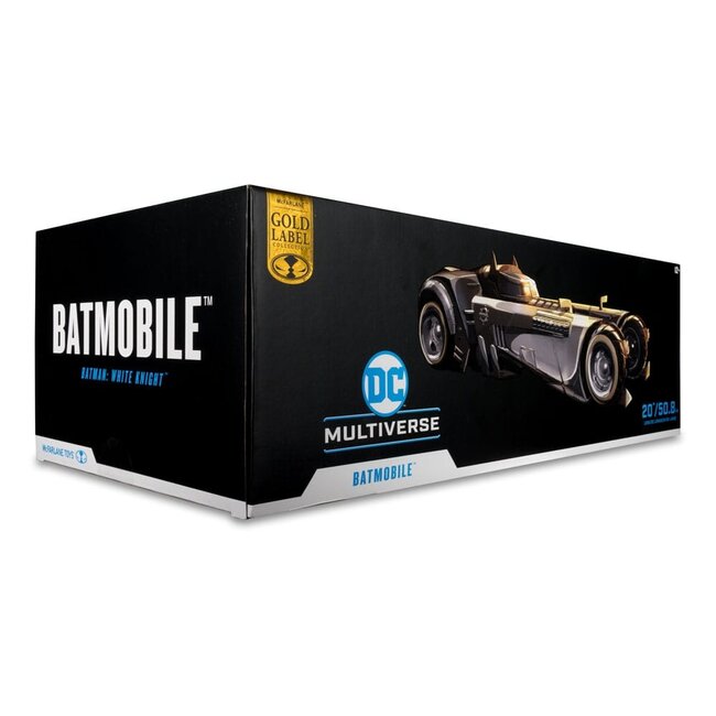 DC Multiverse Fahrzeug White Knight Batmobil (Gold Label) 18 cm