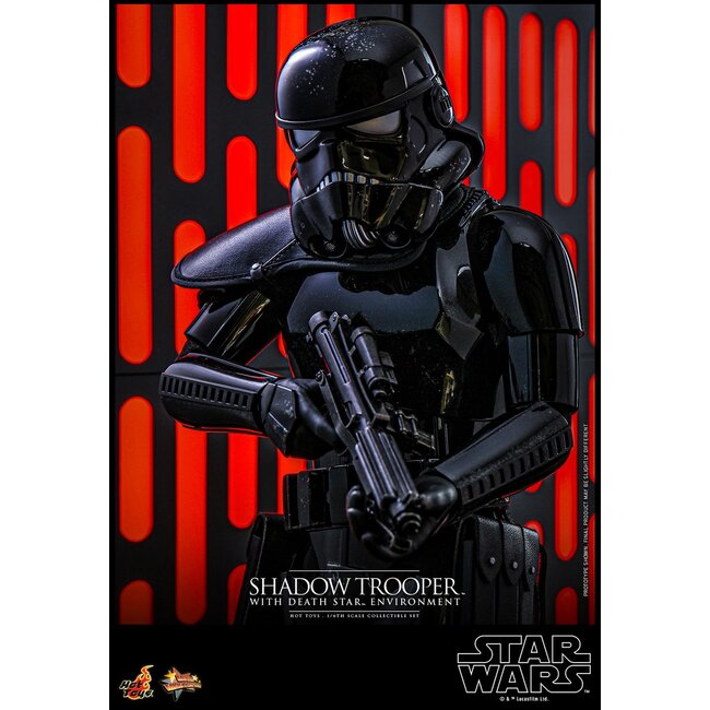 Star Wars Actionfigur 1/6 Shadow Trooper mit Todesstern-Umgebung