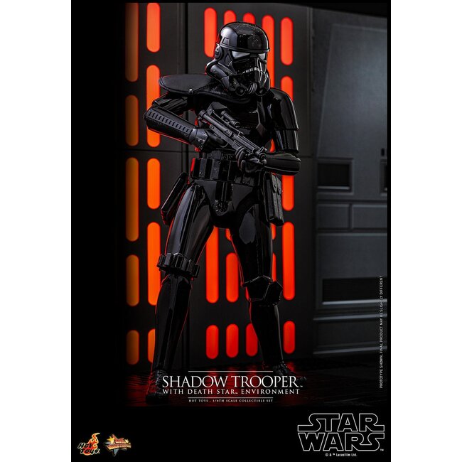 Star Wars Actionfigur 1/6 Shadow Trooper mit Todesstern-Umgebung