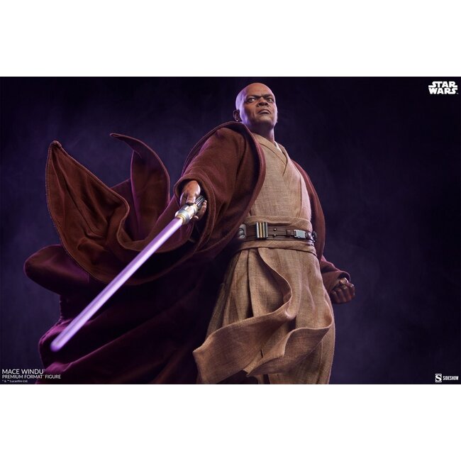 Star Wars Revenge of the Sith Mace Windu Premium Format Figure 66 cm