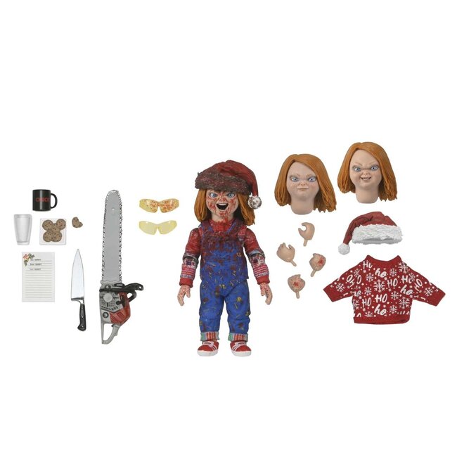 NECA  Child´s Play Action Figure Ultimate Chucky (Holiday Edition) 10 cm