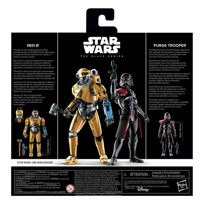 Star Wars: Obi-Wan Kenobi Black Series Actionfigur Doppelpack NED-B & Purge Trooper Exclusive 15 cm