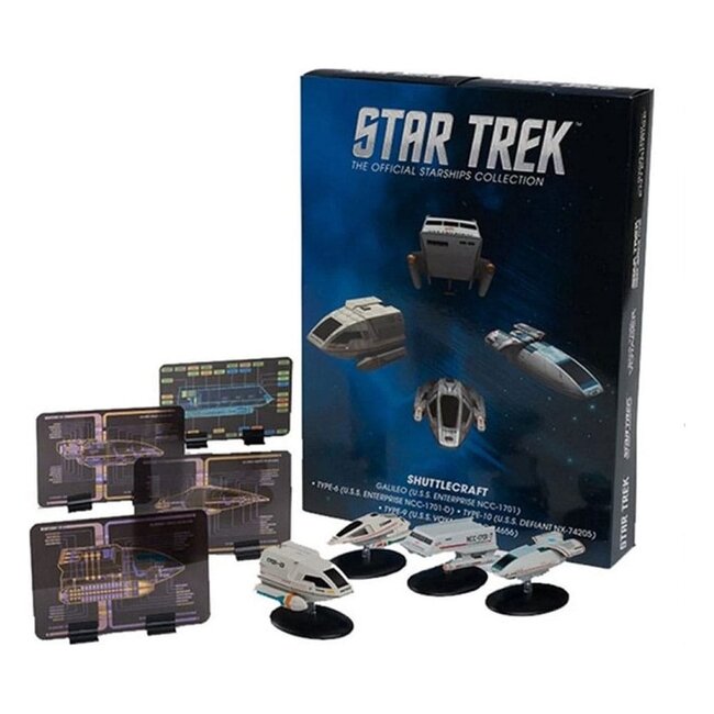Eaglemoss Publications Ltd. Star Trek Starship Diecast Mini Replicas Shuttle Set 1
